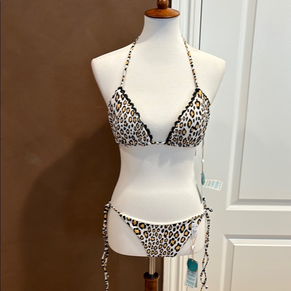 Leopard Print Bikini Set